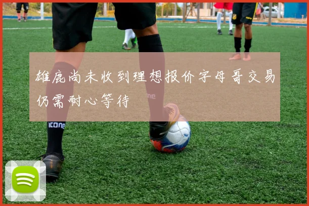 雄鹿尚未收到理想报价字母哥交易仍需耐心等待